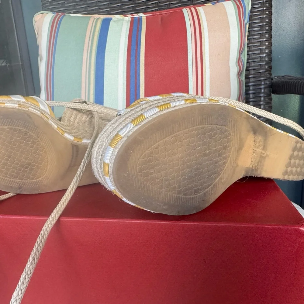 Ferragamo Espadrilles Wedge Sandals - Picture 11 of 12